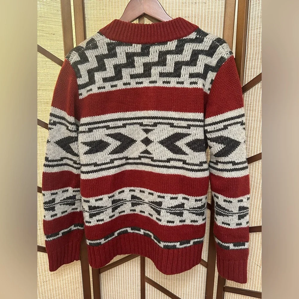 Pendleton Women’s Graphic Shetland Zip Cardigan - Picture 2 of 7